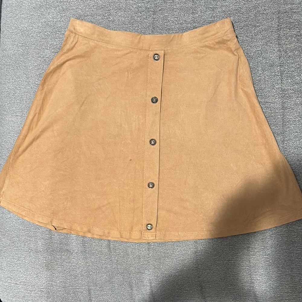 Tilly’s Full Tilt Orange Pink Mini A-Line Skirt